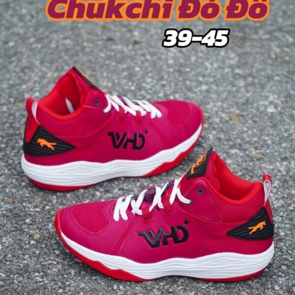 VHD SPORT | Official Site | Volleyball shoes 36 Alternative view of VHD CABETO - Giày Bóng Chuyền - CHUKCHI - Cày Sân Bê Tông - Đỏ Đô